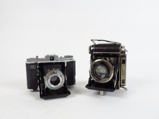 Vente aux enchères PLAUBEL. Rol-op. Objectif Anticomar 2,8/7,5 cm. Obturateur Compur. On 