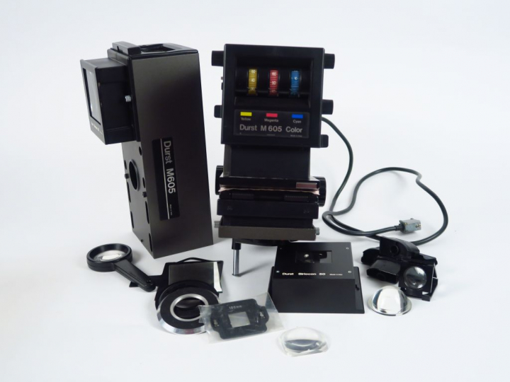 DURST M605 Color. Objectif Rogonar 2,8/50.  DURST Siriocon 80 et DURST