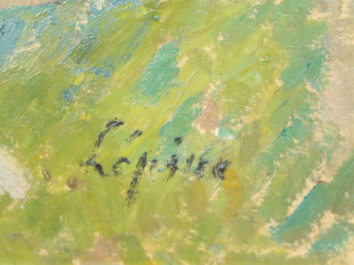 LEPINE.   "La route de Blaye entre Saint André de Cubzac et Blaye" Hui