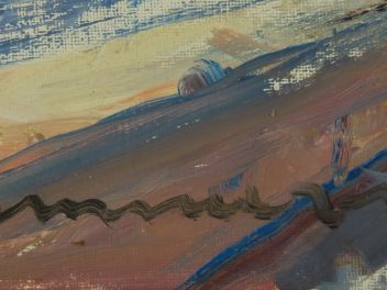 	René ZIMMERMAN « Le pont Marie » Huile sur panneau. Signée en bas à g