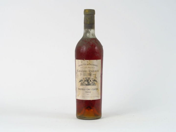 1 BOUTEILLE CHÂTEAU RABAUD 1er CC SAUTERNES - 1950 - LB/BS