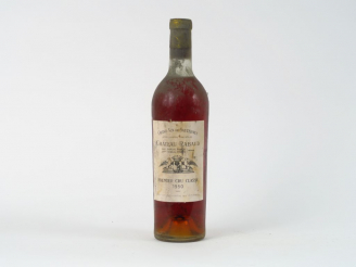 Vente aux enchères 1 BOUTEILLE CHÂTEAU RABAUD 1er CC SAUTERNES - 1950 - LB/BS