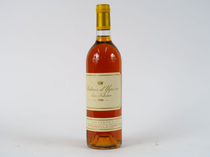 1 BOUTEILLE CHÂTEAU D'YQUEM 1er CCS SAUTERNES - 1988