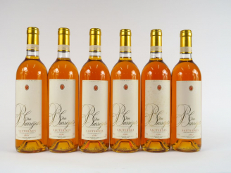 Vente aux enchères 6 BOUTEILLES CRU BARREJATS SAUTERNES - 1991 - CBO