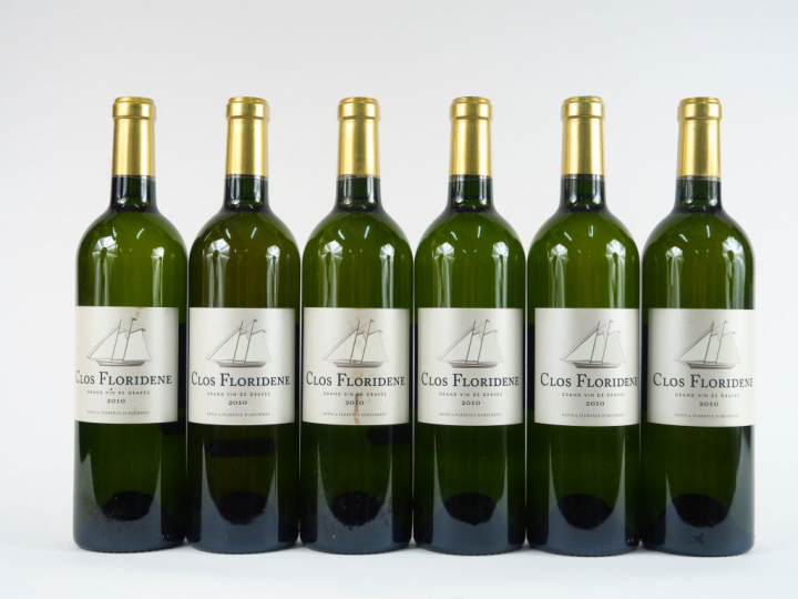 6 BOUTEILLES CLOS FLORIDENE GRAVES - 2010