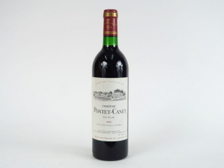 Vente aux enchères 1 BOUTEILLE CHÂTEAU PONTET CANET GCC PAUILLAC - 1982 - BG+