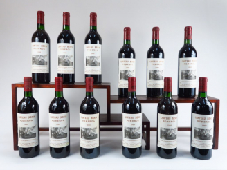 Vente aux enchères 12 BOUTEILLES CHÂTEAU NENIN POMEROL - 1989 - CBO- 6 BG