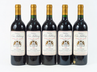 Vente aux enchères 5 BOUTEILLES CHÂTEAU COS LABORY GCC ST ESTEPHE - 1990 - CBO 12 BOUTEIL