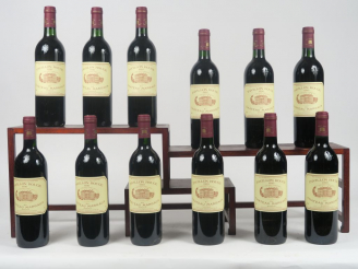 Vente aux enchères 12 BOUTEILLES PAVILLON ROUGE DU CHÂTEAU MARGAUX - 1990 - CBO - 4 BG