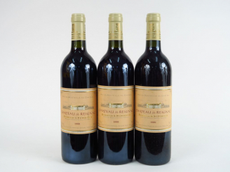 Vente aux enchères 3 BOUTEILLES CHÂTEAU DE REIGNAC BORDEAUX SUPERIEUR - 1999