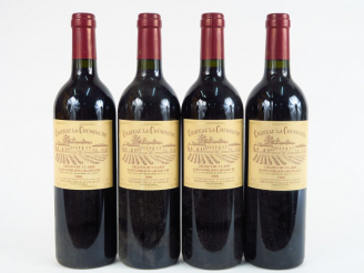 Vente aux enchères 4 BOUTEILLES CHÂTEAU LA COUSPAUDE GCC ST EMILION - 1999