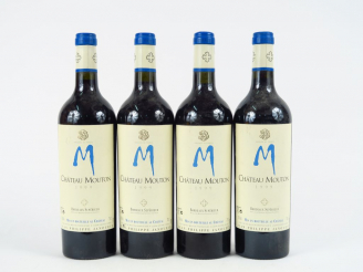 Vente aux enchères 4 BOUTEILLES CHÂTEAU MOUTON BORDEAUX SUPERIEUR - 1999