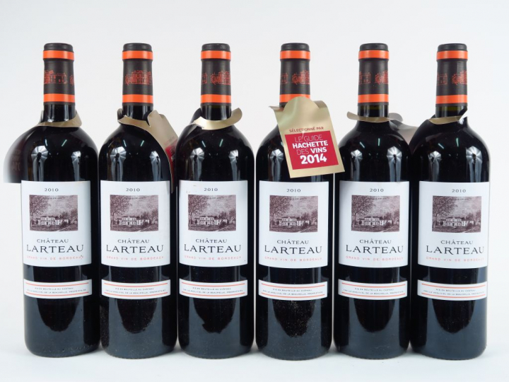 6 BOUTEILLES CHÂTEAU LARTEAU BORDEAUX SUPERIEUR - 2010