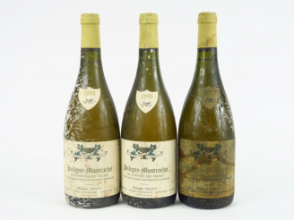 Vente aux enchères 3 BOUTEILLES PULIGNY MONTRACHET 'LES CORVEES DES VIGNES' P. CHAVY - 19