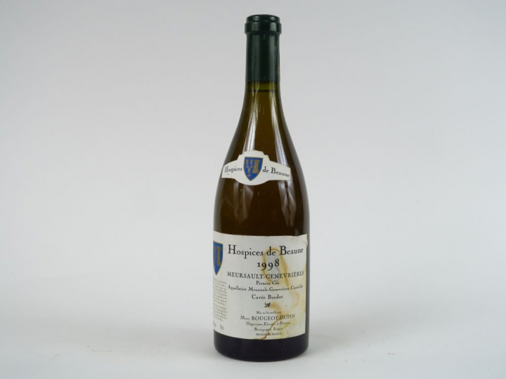 1 BOUTEILLE MEURSAULT GENEVRIERES 1er CRU 'CUVEE BAUDOT' ROUGEOT DUPIN