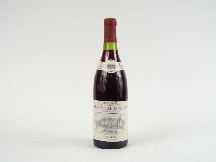 1 BOUTEILLE CHAMBOLLE MUSIGNY P. REITZ - 1982 - 2 CM