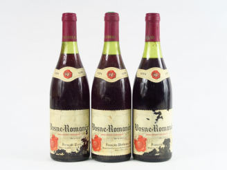 Vente aux enchères 3 BOUTEILLES VOSNE ROMANEE F. PROTHEAU - 1984 - 3 CM/EA