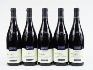 Vente aux enchères 5 BOUTEILLES BEAUNE 'CLOS DE LA MALADIERE' DOMAINE CAUVARD - 2009