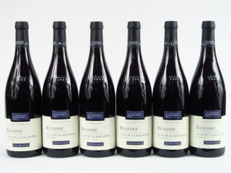 Vente aux enchères 6 BOUTEILLES BEAUNE 'CLOS DE LA MALADIERE' DOMAINE CAUVARD - 2009