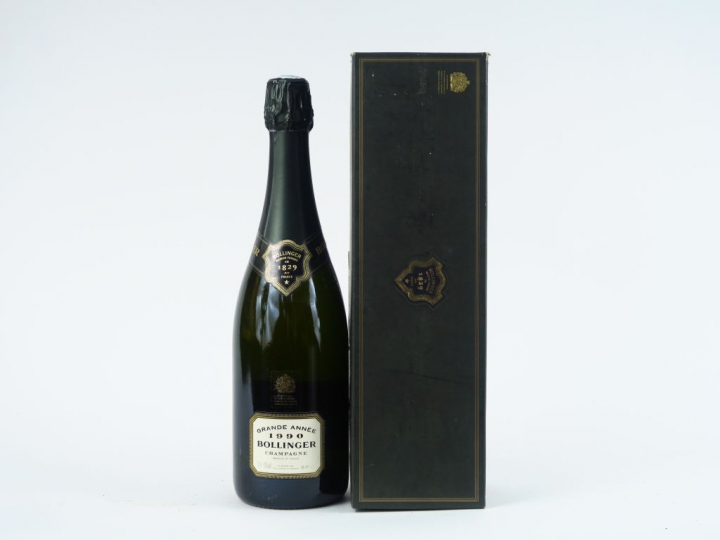 1 BOUTEILLE CHAMPAGNE BOLLINGER 'GRANDE ANNEE' - 1990 - COFFRET
