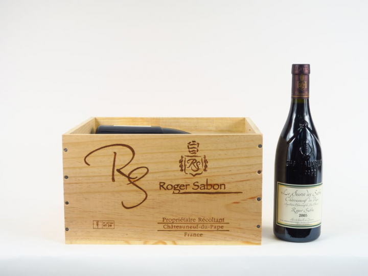 6 BOUTEILLES CHATEAUNEUF DU PAPE 'LE SECRET DES SABON' R. SABON - 2005