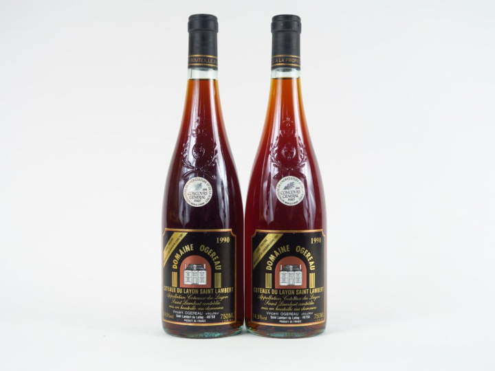 2 BOUTEILLES COTEAUX DU LAYON ST LAMBERT 'CUVEE PRESTIGE' DOMAINE OGER