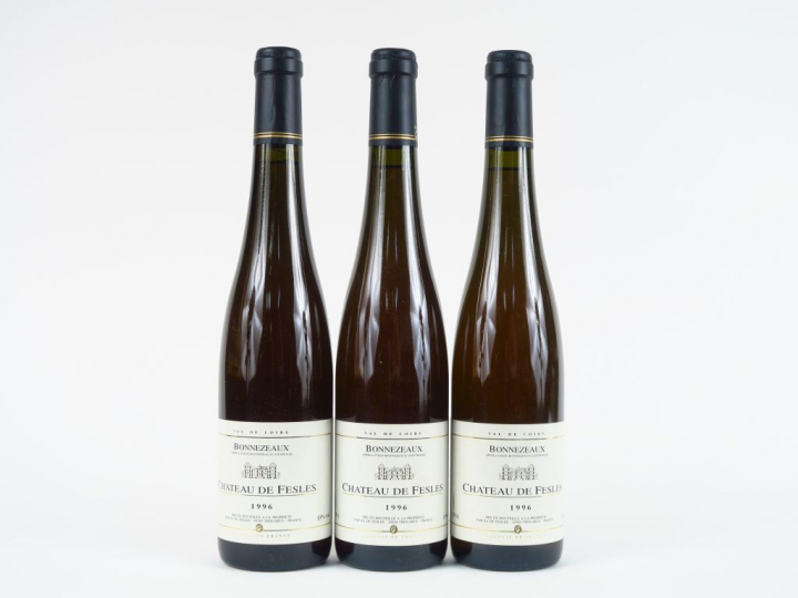 3 BOUTEILLES (50 cl) CHÂTEAU DE FESLES BONNEZEAUX - 1996