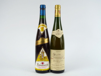 Vente aux enchères 2 BOUTEILLES TOKAY PINOT GRIS 1989 : 1 'SELECTION DE GRAINS NOBLES' BA