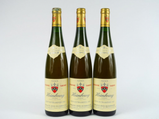 Vente aux enchères 3 BOUTEILLES GEWURZTRAMINER HEIMBOURG 'VENDANGES TARDIVES' ZIN HUMBREC