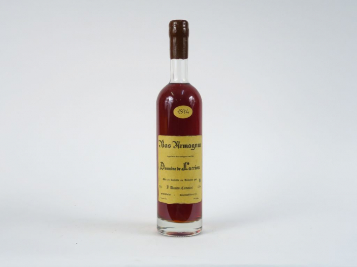1 BOUTEILLE BAS ARMAGNAC DOMAINE DE LARRIOU 42° - 1974