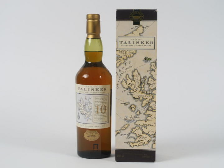 1 BOUTEILLE TALISKER (70 cl) - Embouteilleur : OB - Map Label - 45,8° 