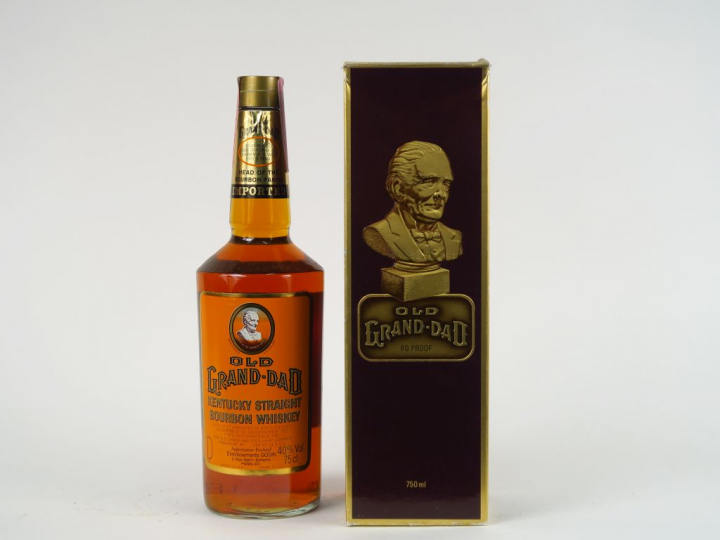 1 BOUTEILLE OLD GRAND DAD BOURBON - COFFRET