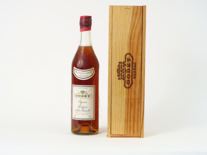 1 BOUTEILLE VIEILLE GRANDE CHAMPAGNE 'RESERVE DE LA FAMILLE' GODET - C