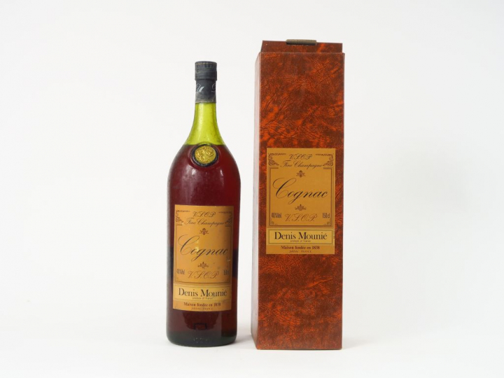 1 MAGNUM FINE CHAMPAGNE COGNAC DENIS MOUNIE - COFFRET