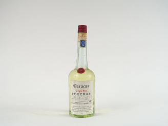Vente aux enchères 1 BOUTEILLE CURACAO TRIPLE SEC FOUCRAS