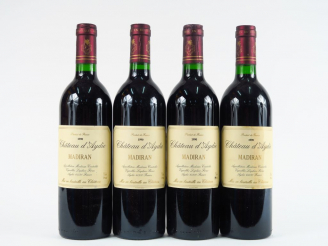 Vente aux enchères 4 BOUTEILLES CHÂTEAU D'AYDIE MADIRAN - 1990