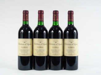 Vente aux enchères 4 BOUTEILLES CHÂTEAU D'AYDIE MADIRAN - 1990 - 3 BG/1 LB