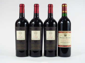 Vente aux enchères 4 BOUTEILLES COTEAUX DU LANGUEDOC : 3 LES CHAILLES DOMAINE HENRY 1998 