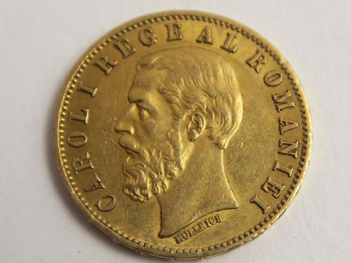 1 pièce de 20 Lei, Roumanie en or. Frais acheteur 5 % TTC