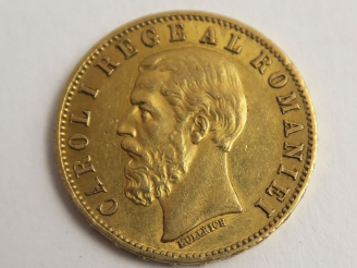 Vente aux enchères 1 pièce de 20 Lei, Roumanie en or. Frais acheteur 5 % TTC