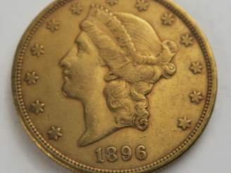 Vente aux enchères 1 pièce de 20 dollars or 1896 S. Frais acheteur 20 % TTC