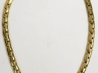 Vente aux enchères Collier articulé en or. Poids : 32,4 g
