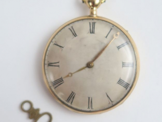 Vente aux enchères Montre de gousset en or, à repetitions. Poids tel : 70,4 g (manque le 