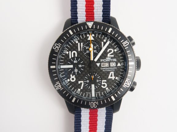 FORTIS. Montre d'homme, modèle Cosmonaute Chronographe