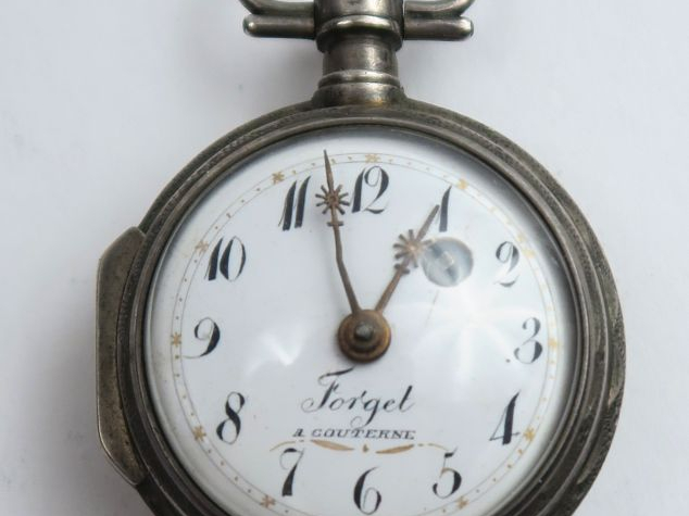 FORGET. Montre de gousset en argent. Poids tel : 76 g
