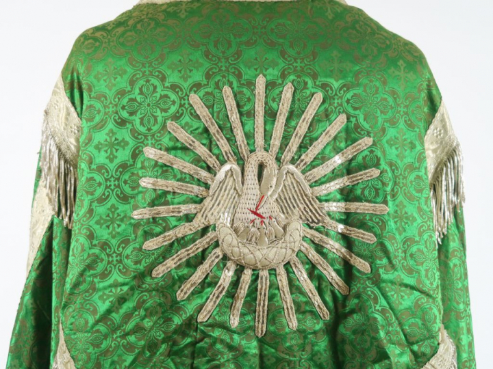 Très belle chape début XXème provenant de la maison Cabanès à Auch (ét