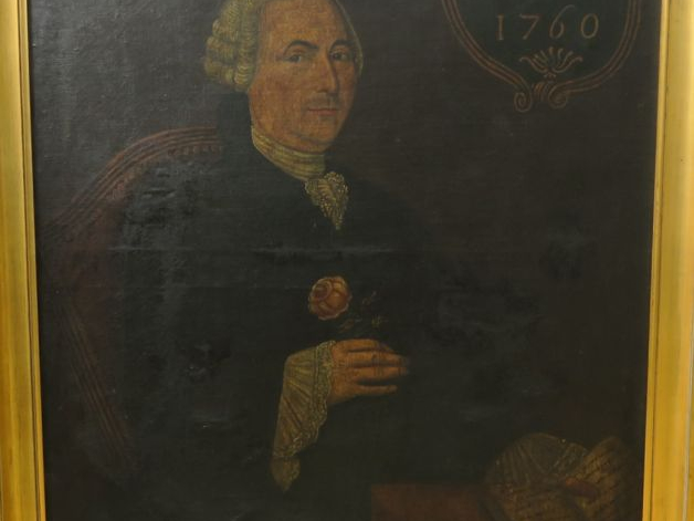 Ecole française XVIIIème "Portrait de Joseph Cizes - Tolas" Huile sur 