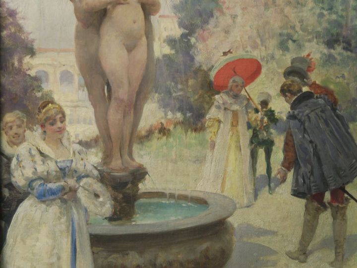 Jules GARNIER "Au milieu de la basse court estoit une fontaine magnifi