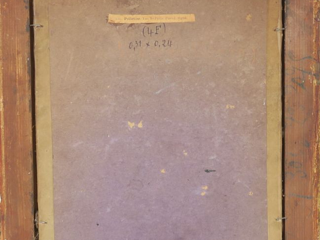 Pierre-Jacques PELLETIER "Vue de Paris" Pastel.  Signé en bas à gauche