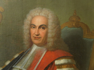 Vente aux enchères Ecole française XVIIIème. "Portrait du capitoul Raymond Vialar" Huile 